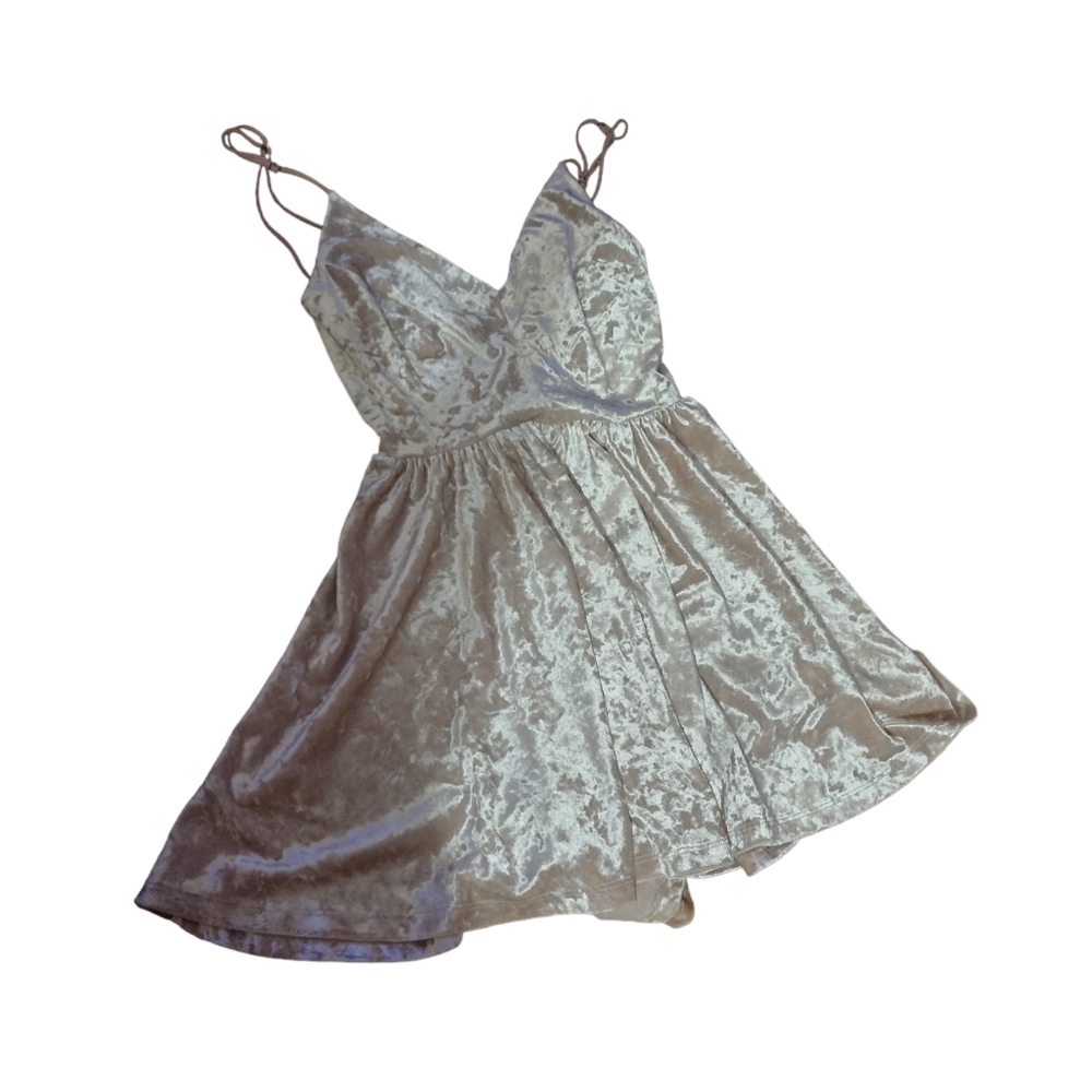 Sexy yet sophisticated velvet romper  dress